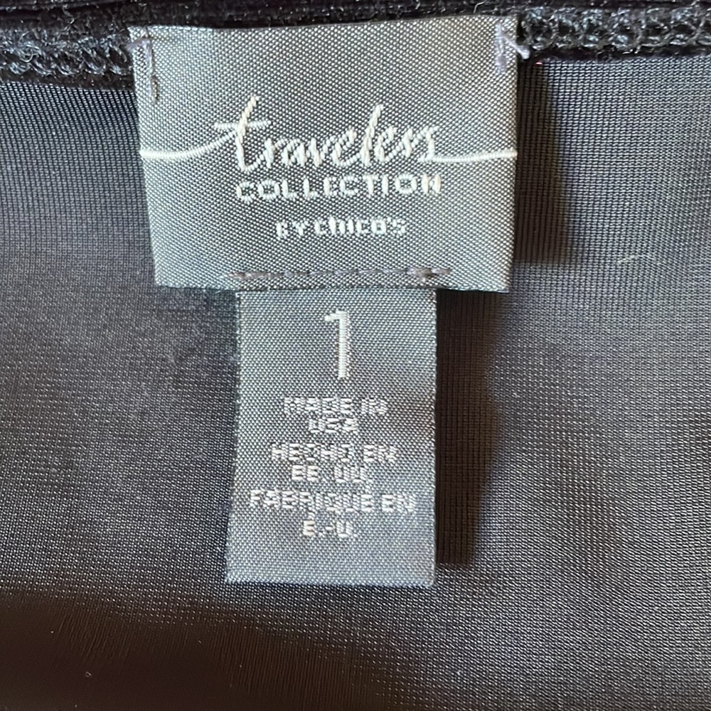 Chico’s Travelers Collection velvet tank - Picture 3 of 6